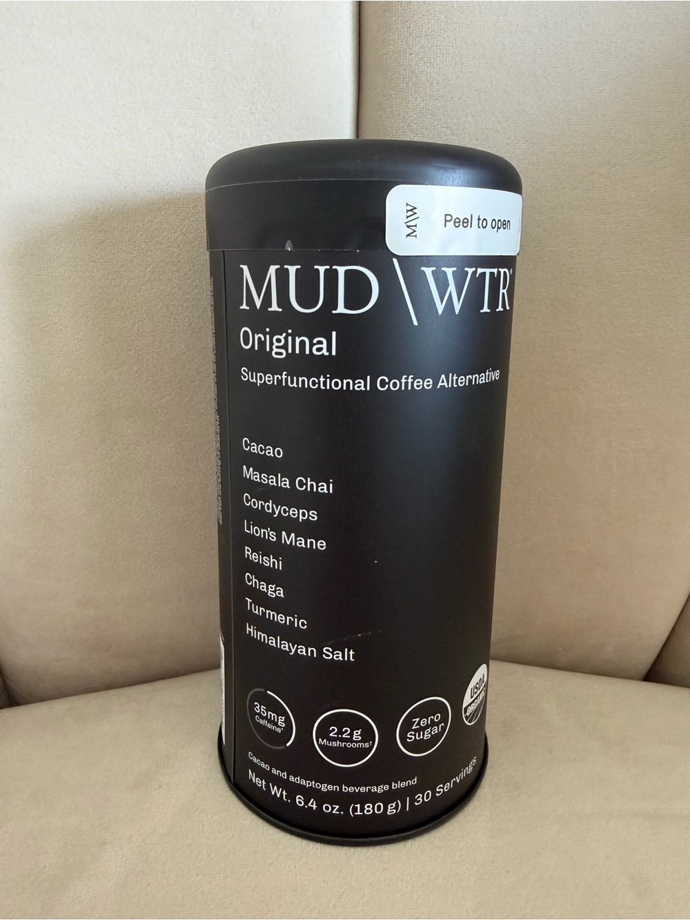 MUDWTR Original Blend 30 Serving of Organic Coffee Alternative Formula Sealed